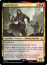 Magic: The Gathering Single - Universes Beyond: Assassin's Creed - Arno Dorian - FOIL Uncommon/0047 - Lightly Played