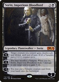 Magic: The Gathering Single - Core Set 2020 - Sorin, Imperious Bloodlord - Mythic/115 - Lightly Played