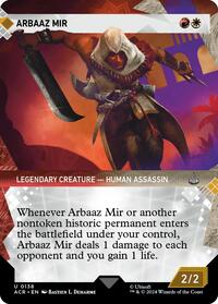 Magic: The Gathering Single - Universes Beyond: Assassin's Creed - Arbaaz Mir (Showcase) - FOIL Uncommon/0138 - Lightly Played