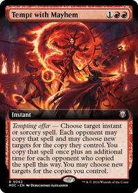Magic: The Gathering Single - Commander: Modern Horizons 3 - Tempt with Mayhem (Extended Art) - Rare/0062 - Lightly Played