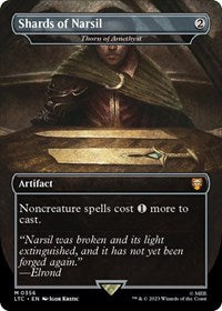 Magic: The Gathering Single - Commander: The Lord of the Rings: Tales of Middle-earth - Shards of Narsil - Thorn of Amethyst - Mythic/0356 - Lightly Played