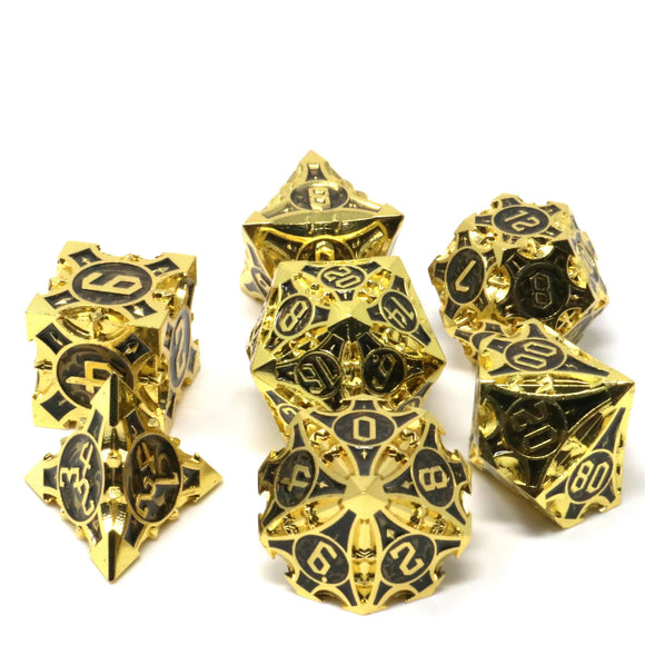 7pc RPG Set - Vaultrunner Shiny Gold w Smoke