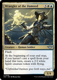 Magic: The Gathering Single - Outlaws of Thunder Junction - Wrangler of the Damned - FOIL Uncommon/0238 - Lightly Played (Copy)