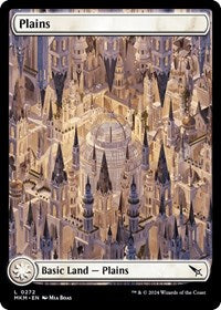 Magic: The Gathering Single - Murders at Karlov Manor - Plains (0272) - FOIL Land/0272 Lightly Played