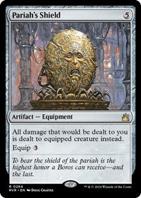 Magic: The Gathering Single - Ravnica Remastered - Pariah's Shield (Foil) - Rare/0264 Lightly Played