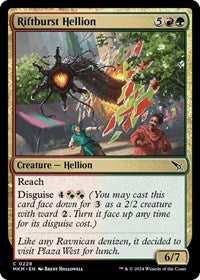 Magic: The Gathering Single - Murders at Karlov Manor - Riftburst Hellion - FOIL Common/0228 Lightly Played