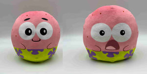 Plushiverse: Reversible Plushie 6in - Patrick [Happy + Shocked] [Pink]