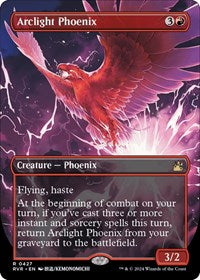 Magic: The Gathering Single - Ravnica Remastered - Arclight Phoenix (Anime Borderless) - Rare/0427 Lightly Played