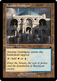 Magic: The Gathering Single - Ravnica Remastered - Azorius Guildgate (Retro Frame) (Foil) - Common/396 Lightly Played