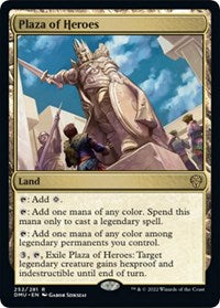 Magic: The Gathering Single - Dominaria United - Plaza of Heroes (Foil) - Rare/252 - Lightly Played