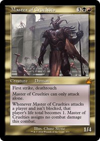 Magic: The Gathering Single - Ravnica Remastered - Master of Cruelties (Retro Frame) - Mythic/373 Lightly Played