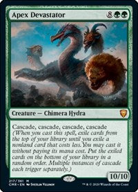 Magic: The Gathering Single - Commander Legends -  Apex Devastator - Mythic/217 Lightly Played