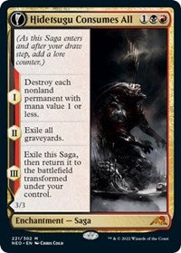 Magic: The Gathering Single - Kamigawa: Neon Dynasty - Hidetsugu Consumes All - Mythic/221 Lightly Played