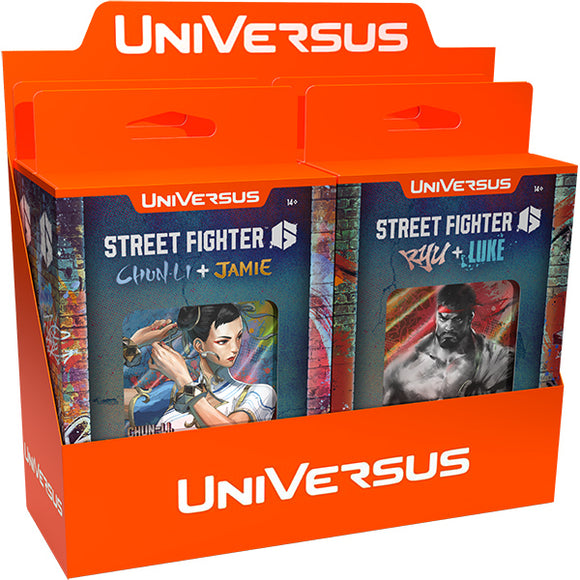 UniVersus CCG: Challenger Series Display- Street Fighter 6