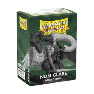 Dragon Shield Sleeves: Standard- Matte Non-Glare Forest Green (100 ct.)
