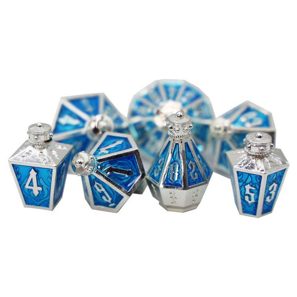 7-Set Moonlit Lantern: Silvered Frostfire (Metal)