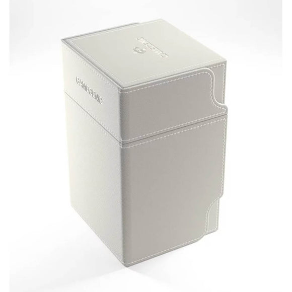GAMEGENIC: WATCHTOWER 100+ XL DECK BOX (WHITE)