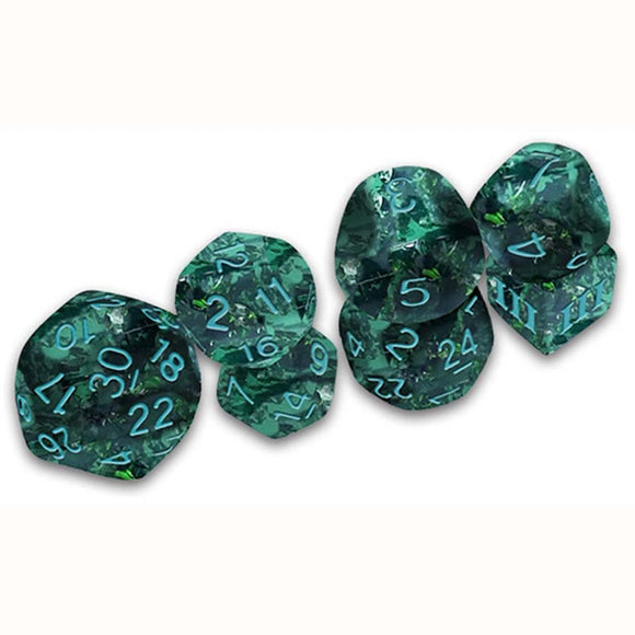 VERDIGRIS GRECIAN VASE DICE (DCC FUNKY 7CT)