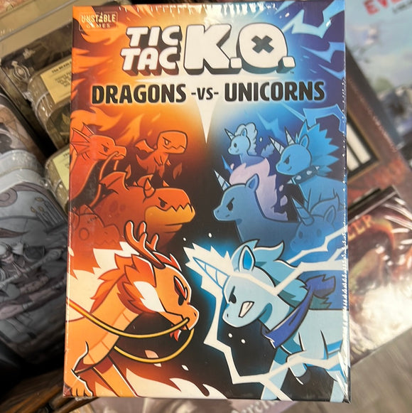Tic Tac KO: Dragons vs Unicorns (stand alone or expansion)