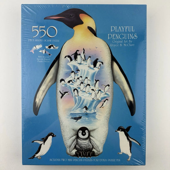 CONSIGNMENT - 550 Piece Puzzle - Playful Penguins – Knucklebones