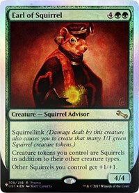Magic: The Gathering - The List - Unstable - Earl of Squirrel - FOIL Rare/108 Lightly Played