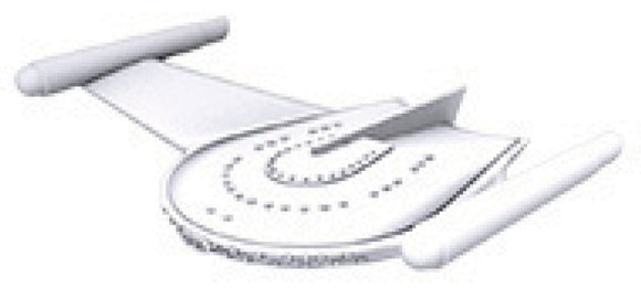 Star Trek Deep Cuts Unpainted Ships: Romulan Bird-of-Prey