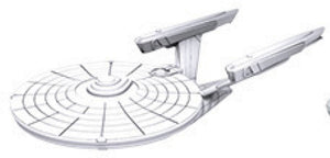 Star Trek Deep Cuts Unpainted Ships: Constitution Class (refit)
