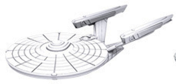 Star Trek Deep Cuts Unpainted Ships: Constitution Class (refit)