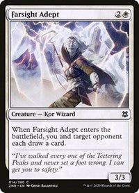 Magic: The Gathering Single - Zendikar Rising - Farsight Adept Common/014 Lightly Played