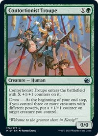 Magic: The Gathering Single - Innistrad: Midnight Hunt - Contortionist Troupe - Uncommon/043 Lightly Played