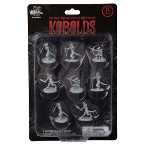 MONSTER ADVENTURE MINIS: UNPAINTED FIGURES: KOBOLDS (8 PACK)