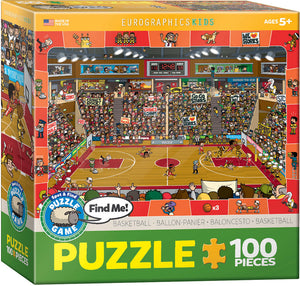 EuroGraphics Spot & Find Basketball 100-Piece Puzzle