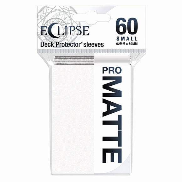 Deck Protectors: Pro-Matte Small- Eclipse NEW Arctic White (60ct)