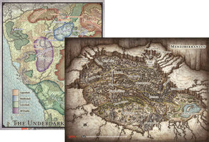 Dungeons and Dragons RPG: Out of the Abyss - Map Set (23in x16in, 20in x 16in)