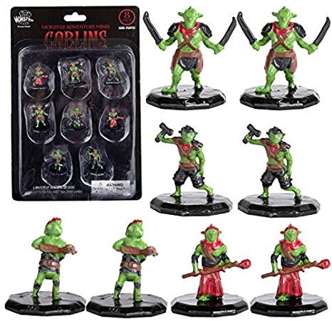 MONSTER ADVENTURE MINIS: PAINTED FIGURES: GOBLINS (8 PACK)