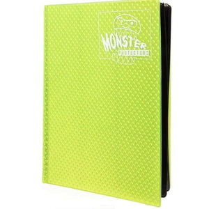 MONSTER BINDERS: 9-POCKET: HOLOFOIL HIGHLIGHTER YELLOW