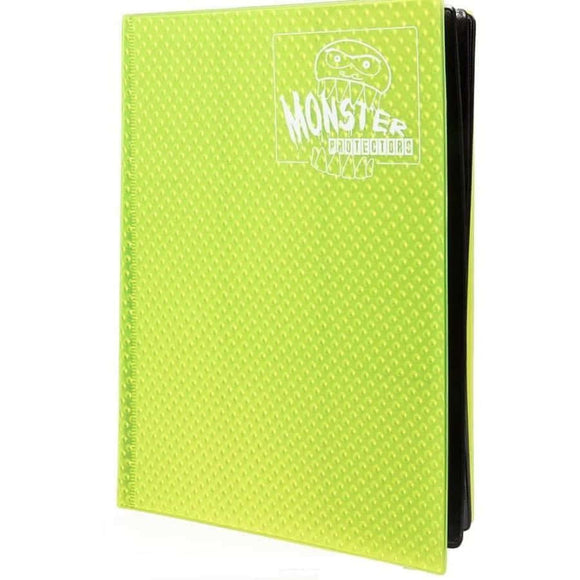 MONSTER BINDERS: 9-POCKET: HOLOFOIL HIGHLIGHTER YELLOW