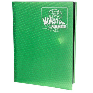 MONSTER BINDERS: 9-POCKET: HOLOFOIL GREEN