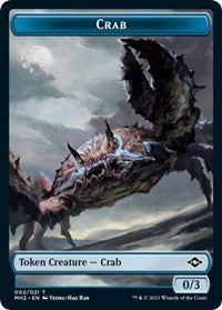 Magic: The Gathering Single - Modern Horizons 2 - Crab Token/002 Lightly Played