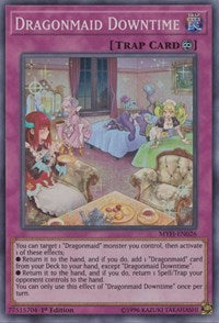 Yu-Gi-Oh! YuGiOh Single - Mystic Fighters - Dragonmaid Downtime - Super Rare/MYFI-EN026 Lightly Played