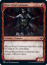 Magic: The Gathering Single - Innistrad: Crimson Vow - Blood Petal Celebrant (Foil) (Showcase) Common/303 Lightly Played