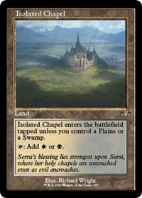 Magic: The Gathering Single - Dominaria Remastered - Isolated Chapel (Retro Frame) - Rare/397 Lightly Played