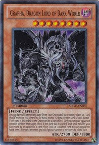 Yu-Gi-Oh! YuGiOh Single - Structure Deck: Gates of the Underworld - Grapha, Dragon Lord of Dark World - Ultra Rare/SDGU-EN001 Lightly Played