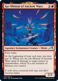 Magic: The Gathering Single - Kamigawa: Neon Dynasty - Go-Shintai of Ancient Wars Uncommon/144 Lightly Played