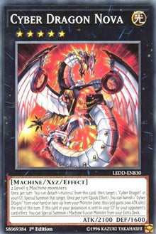 Yugioh / Yu-Gi-Oh! Single - Legendary Dragon Decks - Cyber Dragon Nova (1st Edition) - Common/LEDD-ENB30 Lightly Played