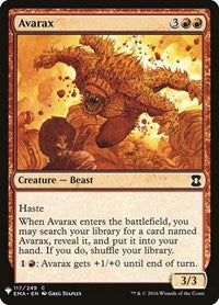 Magic: The Gathering Single - The List - Avarax - Common/117 Lightly Played