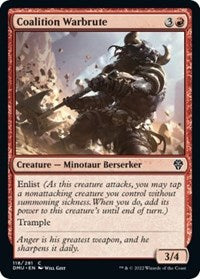 Magic: The Gathering Single - Dominaria United - Coalition Warbrute (Foil) - Common/118 Lightly Played