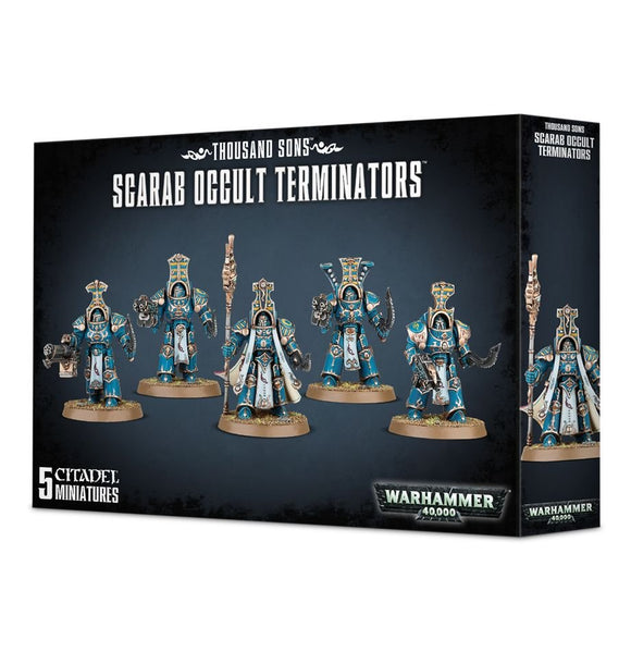 Warhammer 40,000 - Thousand Sons Scarab Occult Terminators