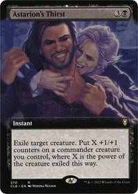 Magic: The Gathering Single - Commander Legends: Battle for Baldur's Gate - Astarion's Thirst (Extended Art) - FOIL Rare/570 Lightly Played
