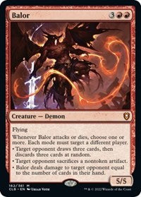 Magic: The Gathering Single - Commander Legends: Battle for Baldur's Gate - Balor Mythic/162 Lightly Played